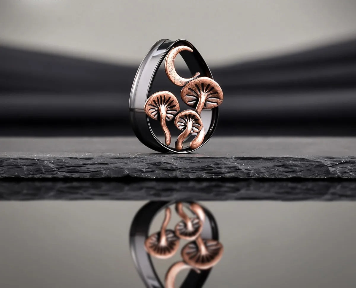Mushroom Crescent Water Drop Plugs