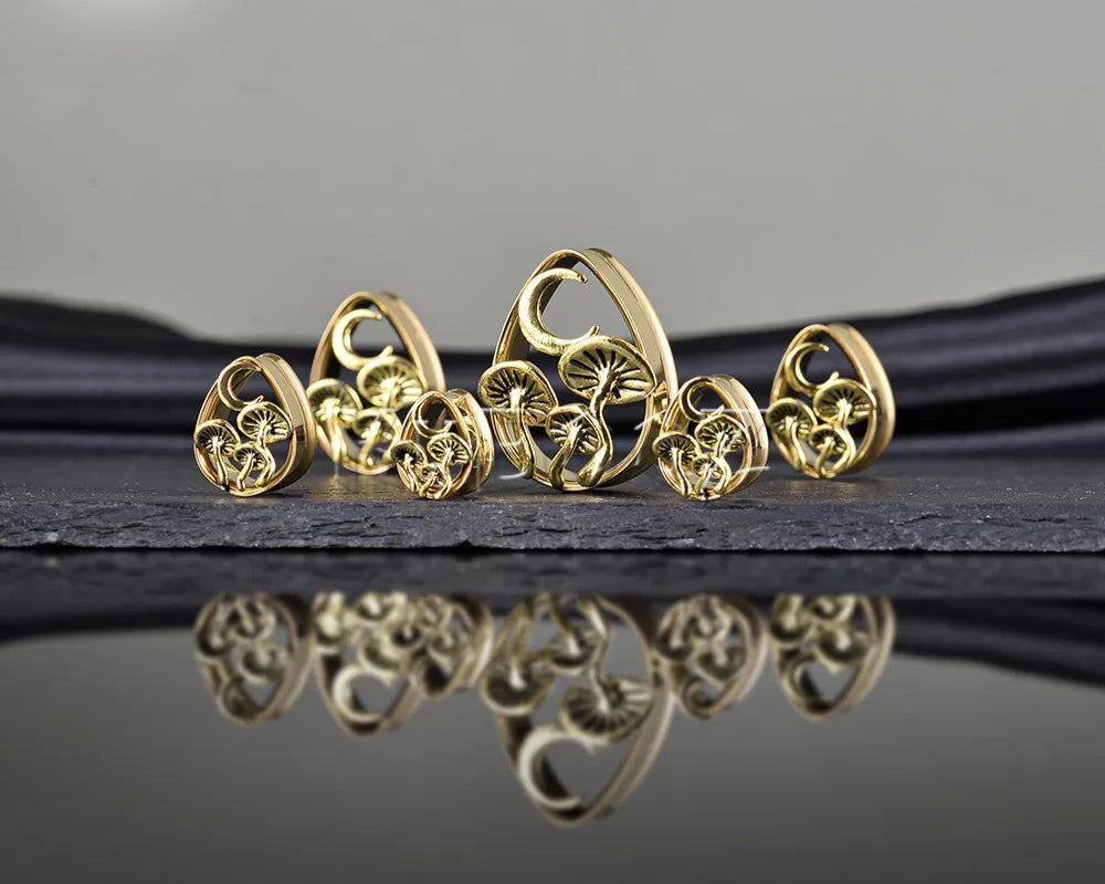 Mushroom Crescent Water Drop Plugs