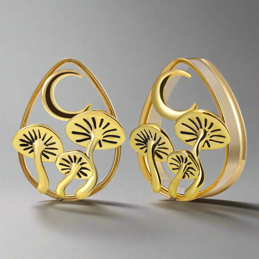 Mushroom Crescent Water Drop Plugs