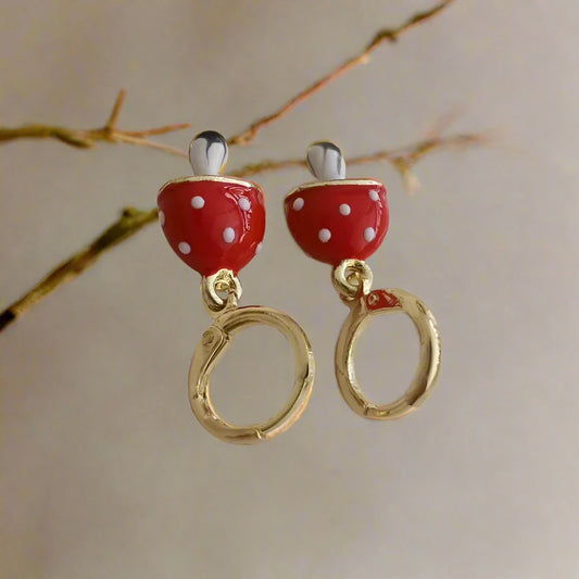 Toadstool Earrings – A Touch of Forest Magic
