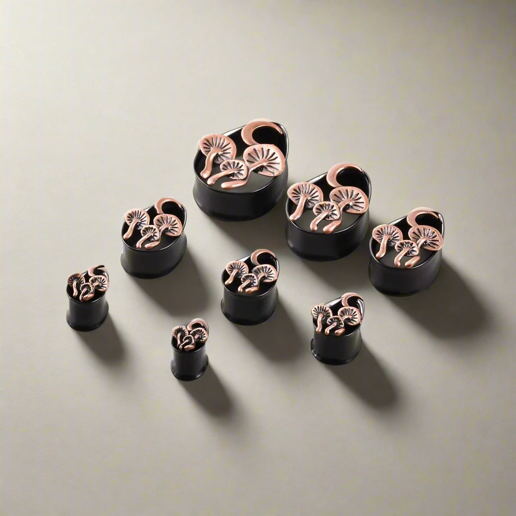 Mushroom Crescent Water Drop Plugs