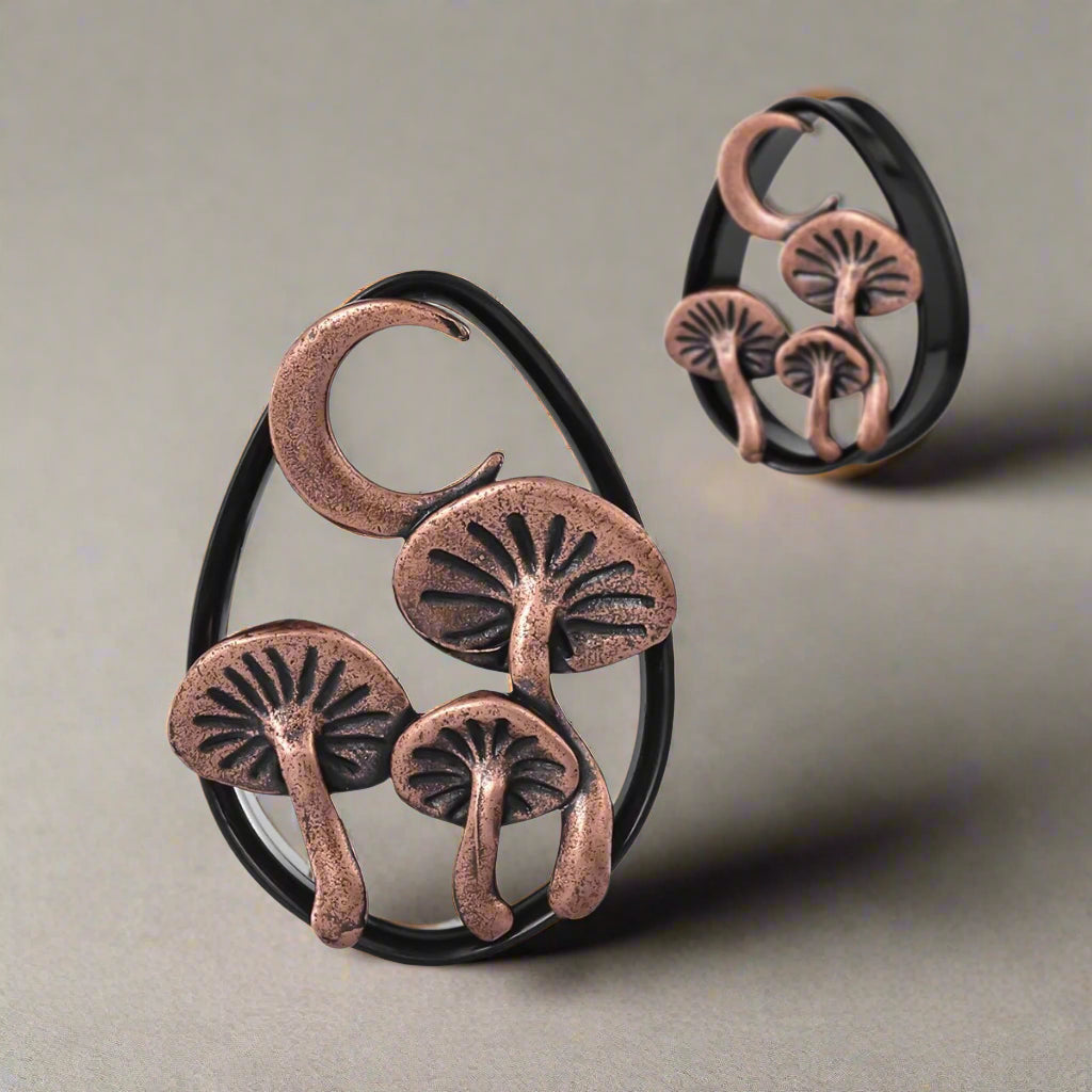 Mushroom Crescent Water Drop Plugs