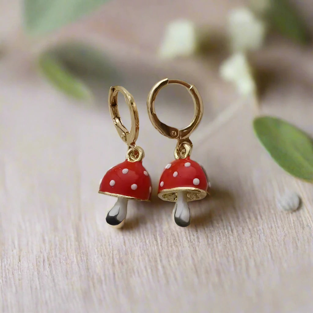 Toadstool Earrings – A Touch of Forest Magic