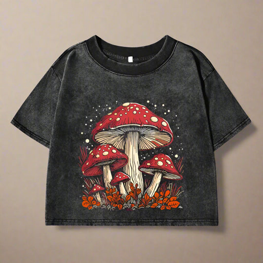 Fungi Garden Crop Top