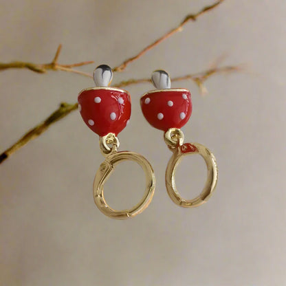 Toadstool Earrings