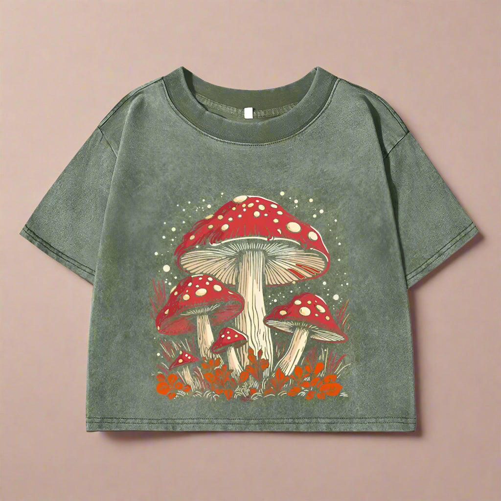 Fungi Garden Crop Top
