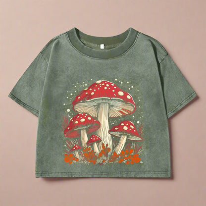 Fungi Garden Crop Top